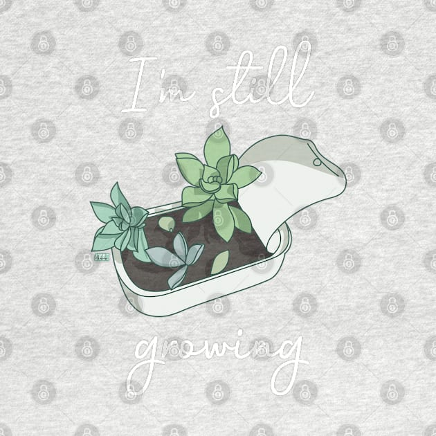 I'm still growing | Succulent in a Can by Joabit Draws